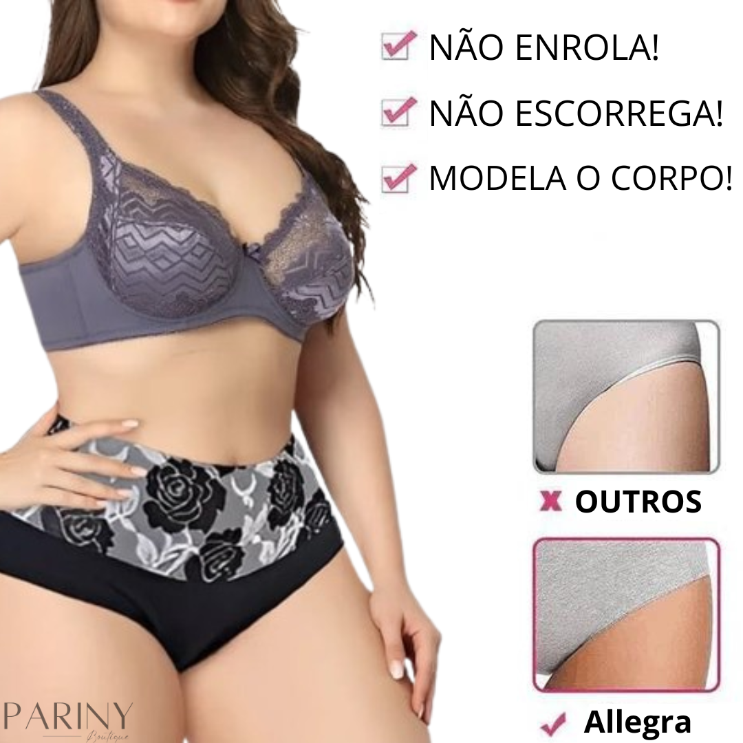 [COMPRE 1 LEVE 3] Calcinhas Allegra / Feita para peles sensíveis, alérgicas e delicadas / Com tecnoligia Modeladora e Antiodor - FRETE GRÁTIS