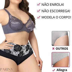 [COMPRE 1 LEVE 3] Calcinhas Allegra / Feita para peles sensíveis, alérgicas e delicadas / Com tecnoligia Modeladora e Antiodor - FRETE GRÁTIS