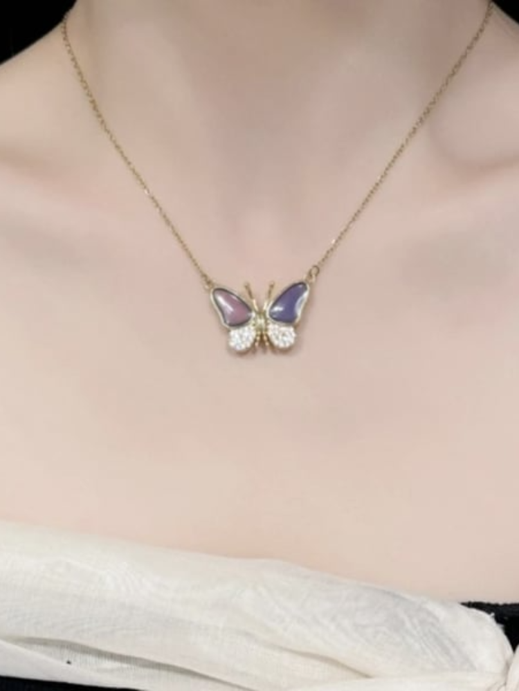 Colar Butterfly® Tecnologia Termic - Banhado a Ouro 18k / FRETE GRÁTIS